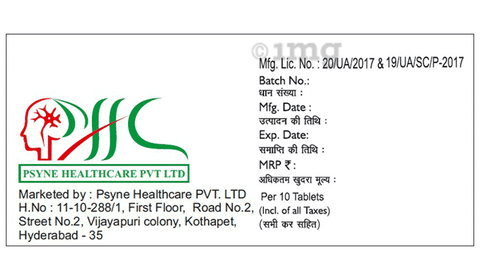 Psynolol 10 Tablet image