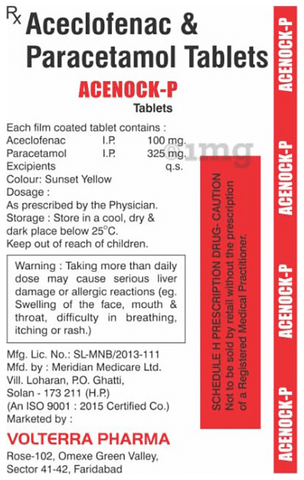 Acenock-P Tablet