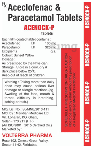 Acenock-P Tablet image