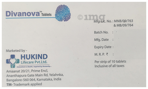 Divanova Tablet SR image Divanova Tablet SR image