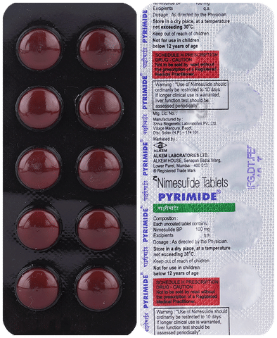 Pyrimide 100mg Tablet image