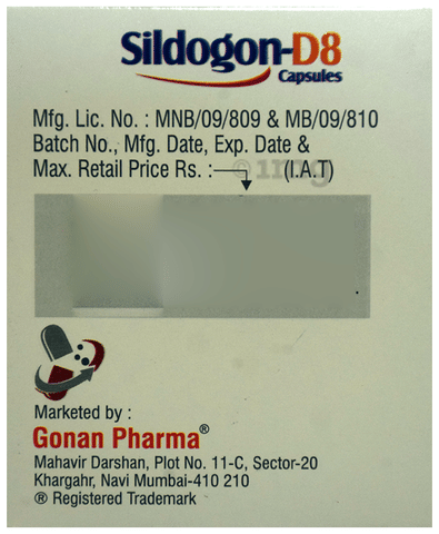 Sildogon-D 8 Capsule image Sildogon-D 8 Capsule image