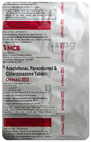 Livnac-MR Tablet image Livnac-MR Tablet image