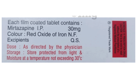 Mirzest 30mg Tablet image Mirzest 30mg Tablet image