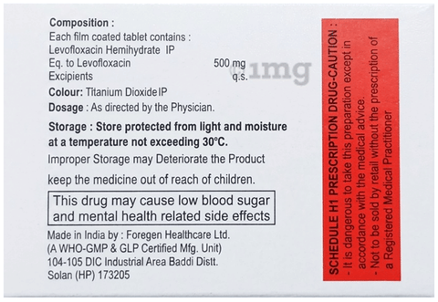 Levotude 500 Tablet image Levotude 500 Tablet image