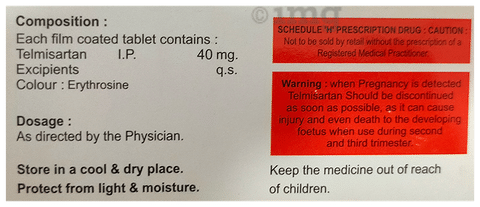 Telkonol  40mg Tablet