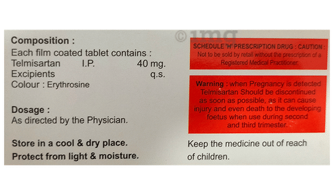 Telkonol  40mg Tablet image