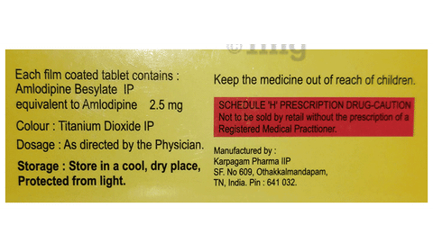Amloron 2.5mg Tablet image Amloron 2.5mg Tablet image