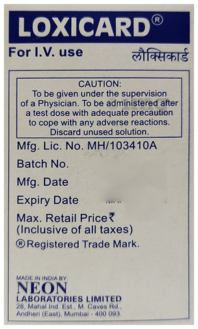 Loxicard 2% Infusion image