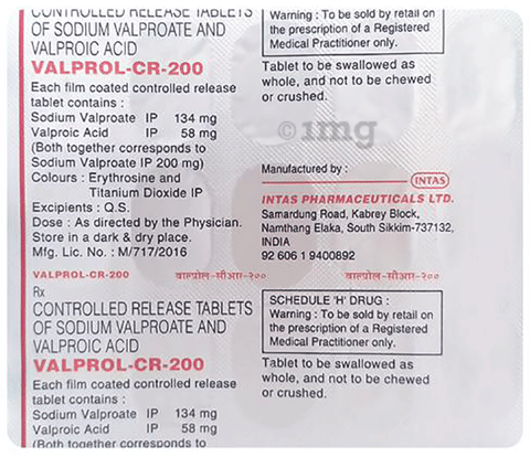 Valprol-CR 200 Tablet image Valprol-CR 200 Tablet image
