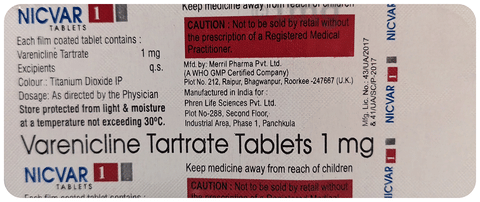 Nicvar 1 Tablet image Nicvar 1 Tablet image