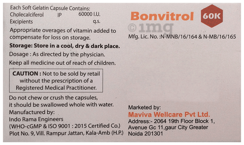 Bonvitrol 60K Softgel Capsule