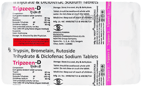 Tripzeen D Tablet image