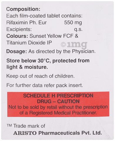 Gifaxin 550 Tablet image Gifaxin 550 Tablet image