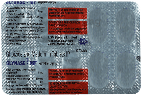 Glynase-MF Tablet image