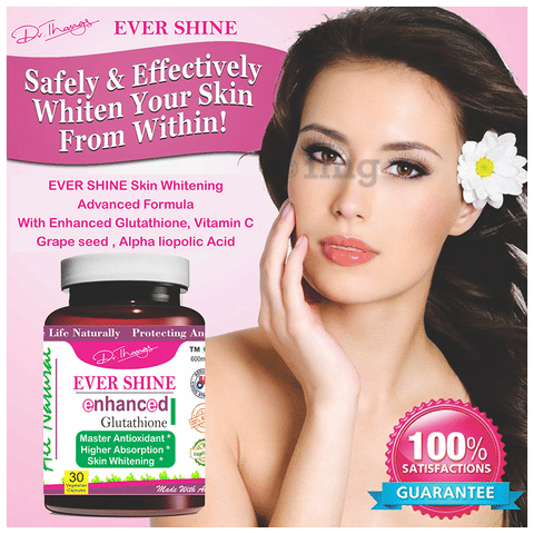 Dr. Thangs Evershine Enhanced L-Glutathione Capsule: Buy bottle of 30.0  capsules at 𝗯𝗲𝘀𝘁 𝗽𝗿𝗶𝗰𝗲 in India