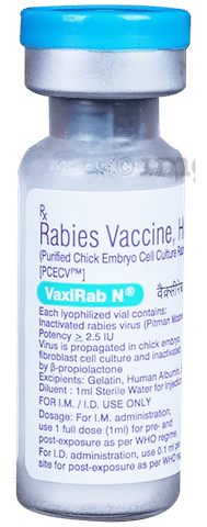 Vaxirab N 2.5IU Injection image
