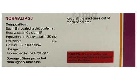 नोर्मेलिप 20mg टैबलेट image नोर्मेलिप 20mg टैबलेट image