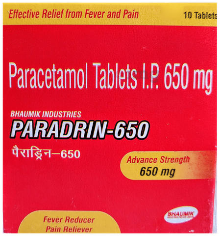 Paradrin 650 Tablet image Paradrin 650 Tablet image