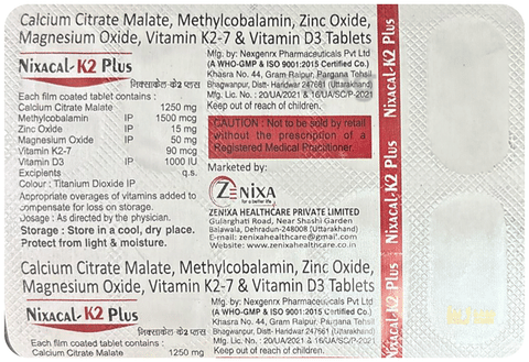 Nixacal-K2 Plus Tablet image Nixacal-K2 Plus Tablet image
