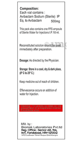 Avictor 500mg Injection image