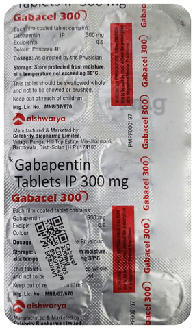 Gabacel 300 Tablet image