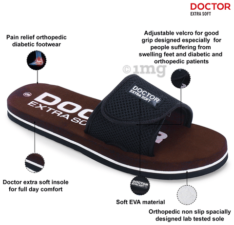 Doctor Extra Soft D 17 Orthopaedic and Diabetic Adjustable Strap