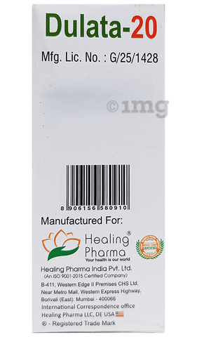 Dulata 20mg Tablet image Dulata 20mg Tablet image