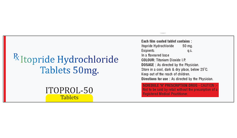 Itoprol 50mg Tablet image Itoprol 50mg Tablet image