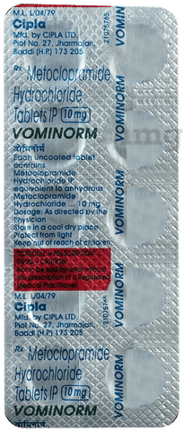 Vominorm 10mg Tablet image