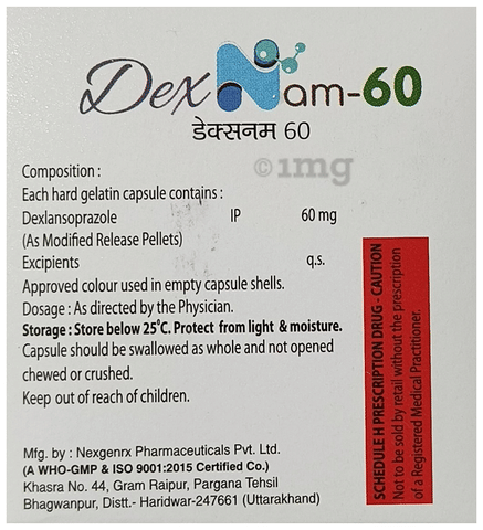 Dexnam 60 Capsule MR image