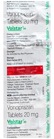 Volstar 20mg Tablet image Volstar 20mg Tablet image