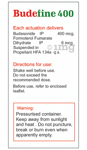 Budefine 6mcg/400mcg Inhaler