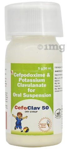 Cefoclav 50 Dry Syrup image Cefoclav 50 Dry Syrup image