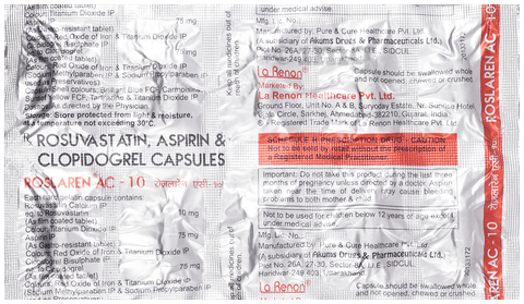 Roslaren AC 75mg/10mg/75mg Capsule