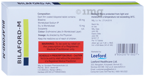 Bilaford-M 20mg/10mg Tablet image Bilaford-M 20mg/10mg Tablet image