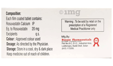 Hmgstat-R 20 Tablet image Hmgstat-R 20 Tablet image