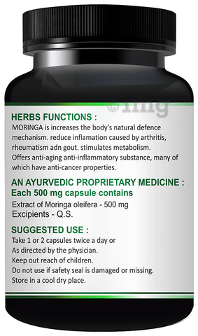 Sabates Moringa 500mg Capsule image Sabates Moringa 500mg Capsule image