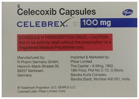 Celebrex 100mg Capsule image