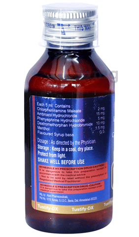 Tustify-DX Syrup Sugar Free