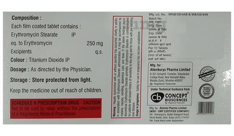 Erycon 250 Tablet image