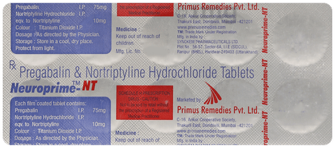 Neuroprime NT Tablet image Neuroprime NT Tablet image