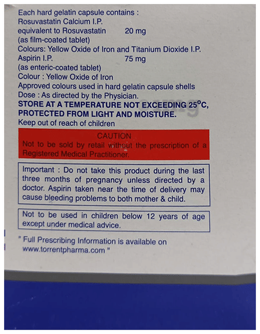 Rozucor ASP 20mg/75mg Capsule image