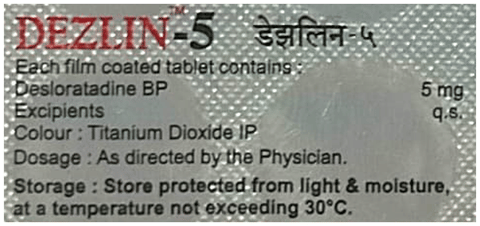 Dezlin 5 Tablet image