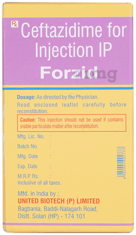 Forzid 2gm Injection image