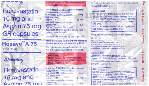 Rosave A 75 Capsule image