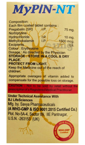Mypin-NT Tablet SR image