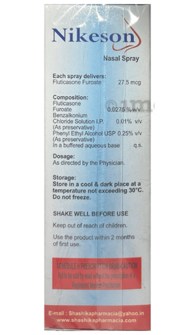 Nikeson Nasal Spray image Nikeson Nasal Spray image