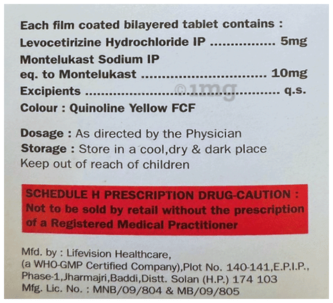 Amnomont-L Tablet image Amnomont-L Tablet image