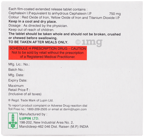Ceff 750mg Tablet ER image